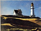 Famous Lighthouse Paintings - Lighthouse Hill
